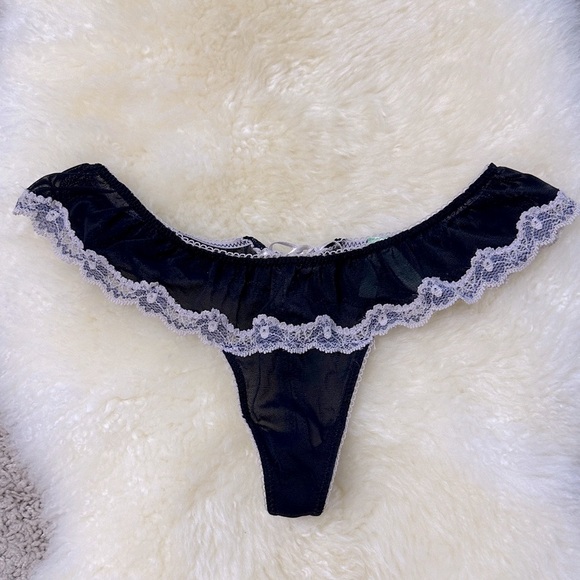 Honeydew Intimates Other - Honeydew Black Lace Trim Thong